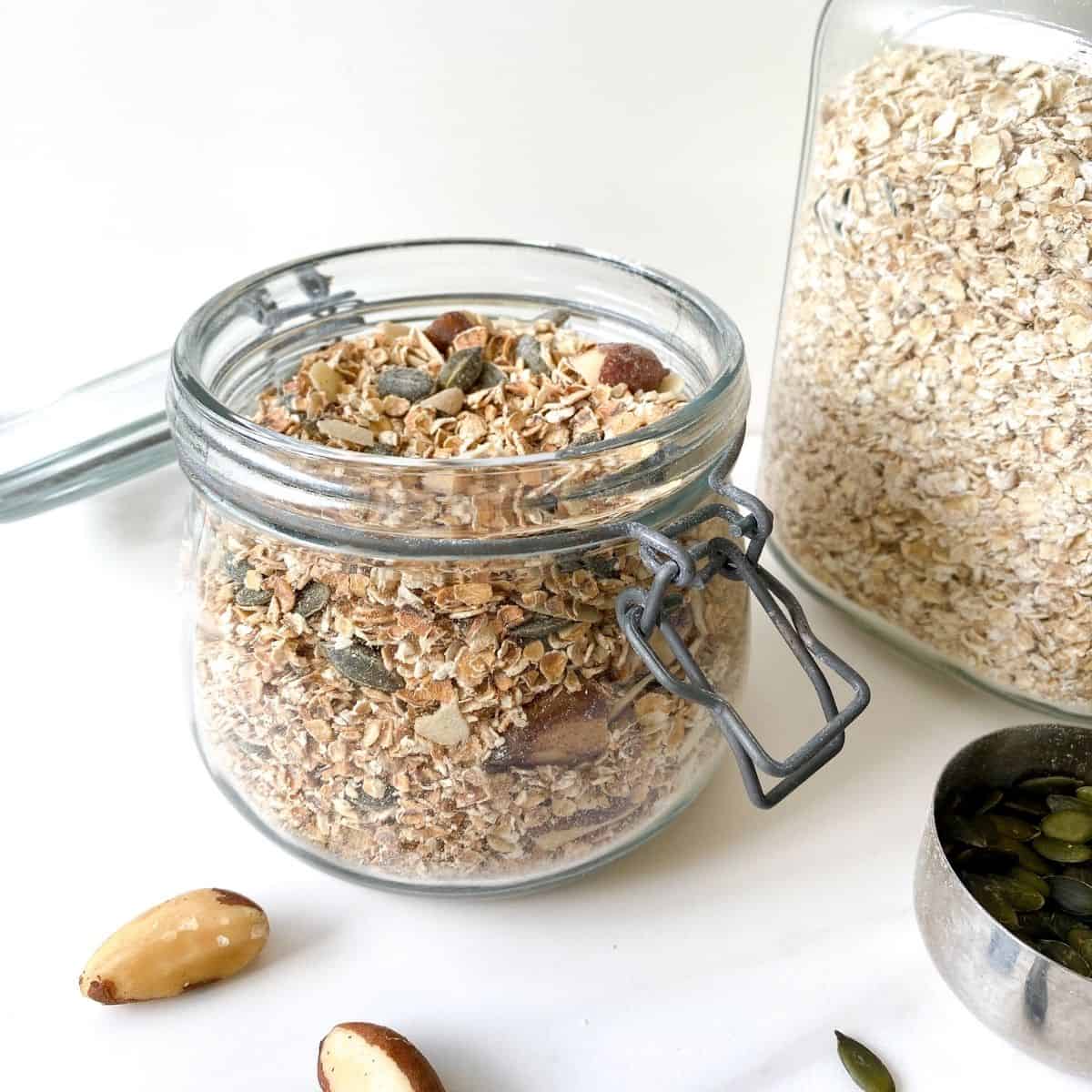 Low histamine nut and seed muesli Throughthefibrofog