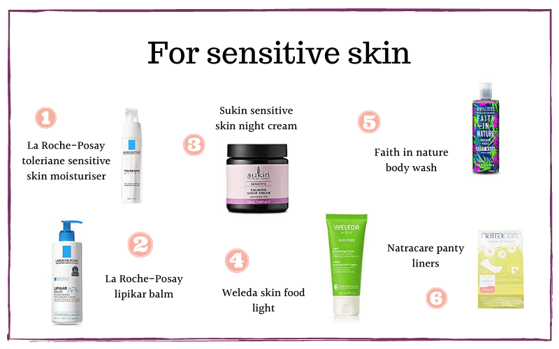 skin products for sensitive skin