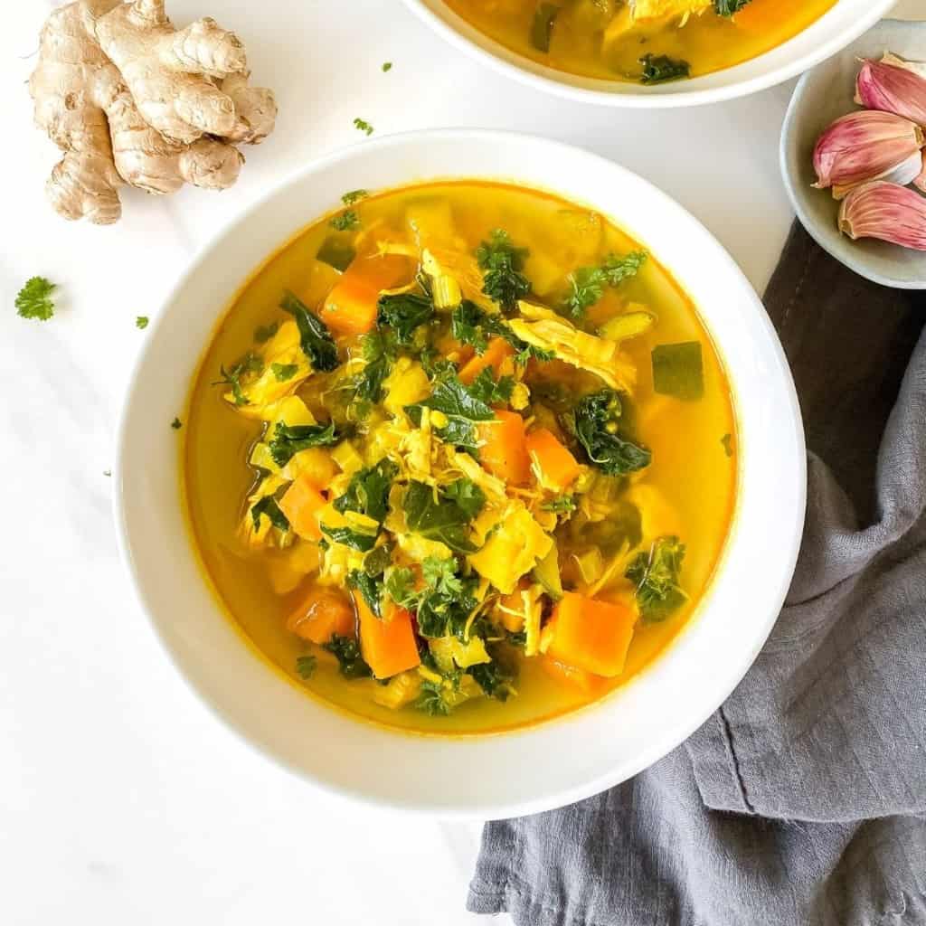 Turmeric Chicken Soup Through The Fibro Fog