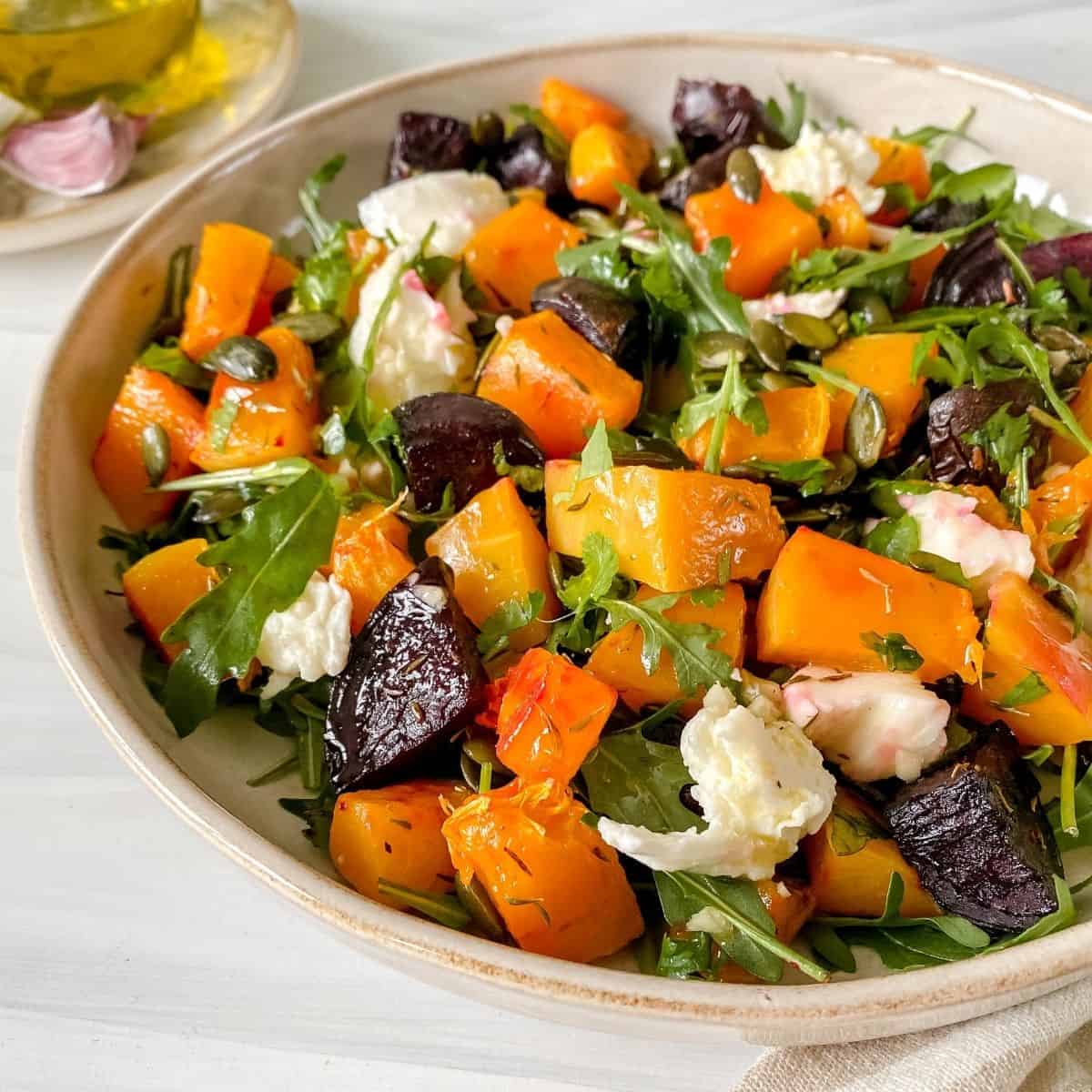 Butternut and Beetroot salad