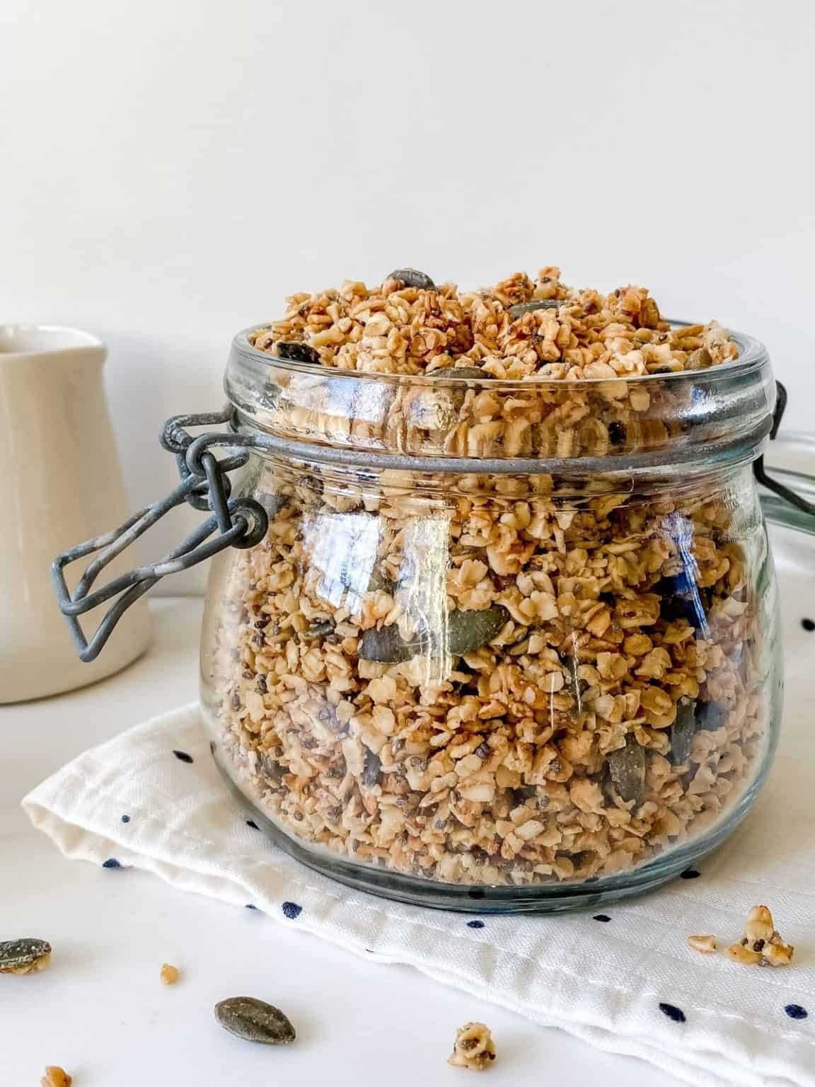 Chia Seed Granola (Nut Free) Through The Fibro Fog