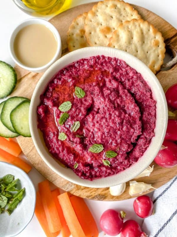Beetroot Hummus (Without Chickpeas) Through The Fibro Fog