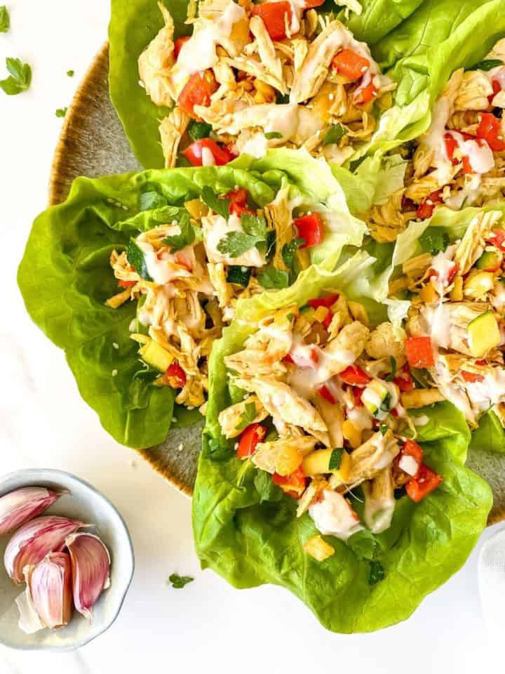 Spicy Turkey Lettuce Wraps Through The Fibro Fog