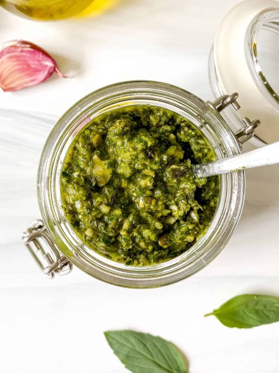 Thai Basil Pesto (Nut Free) Through The Fibro Fog