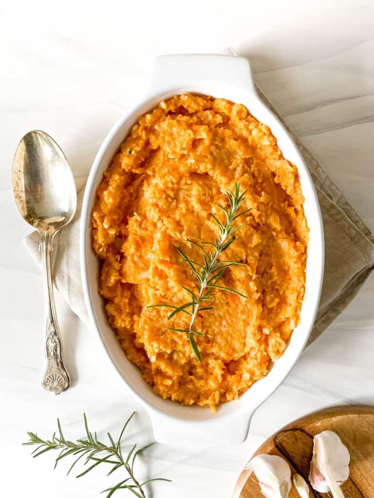 Celeriac and Sweet Potato Mash Through The Fibro Fog