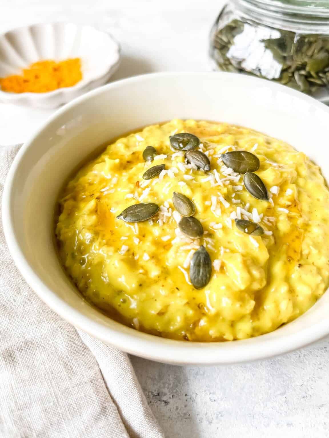 Turmeric Oatmeal Through The Fibro Fog