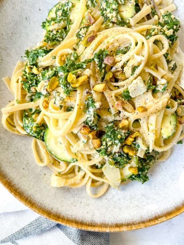 Creamy Kale Pasta Through The Fibro Fog