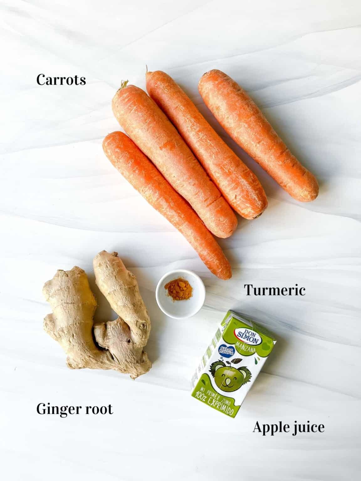 Carrot Ginger Turmeric Juice Through The Fibro Fog