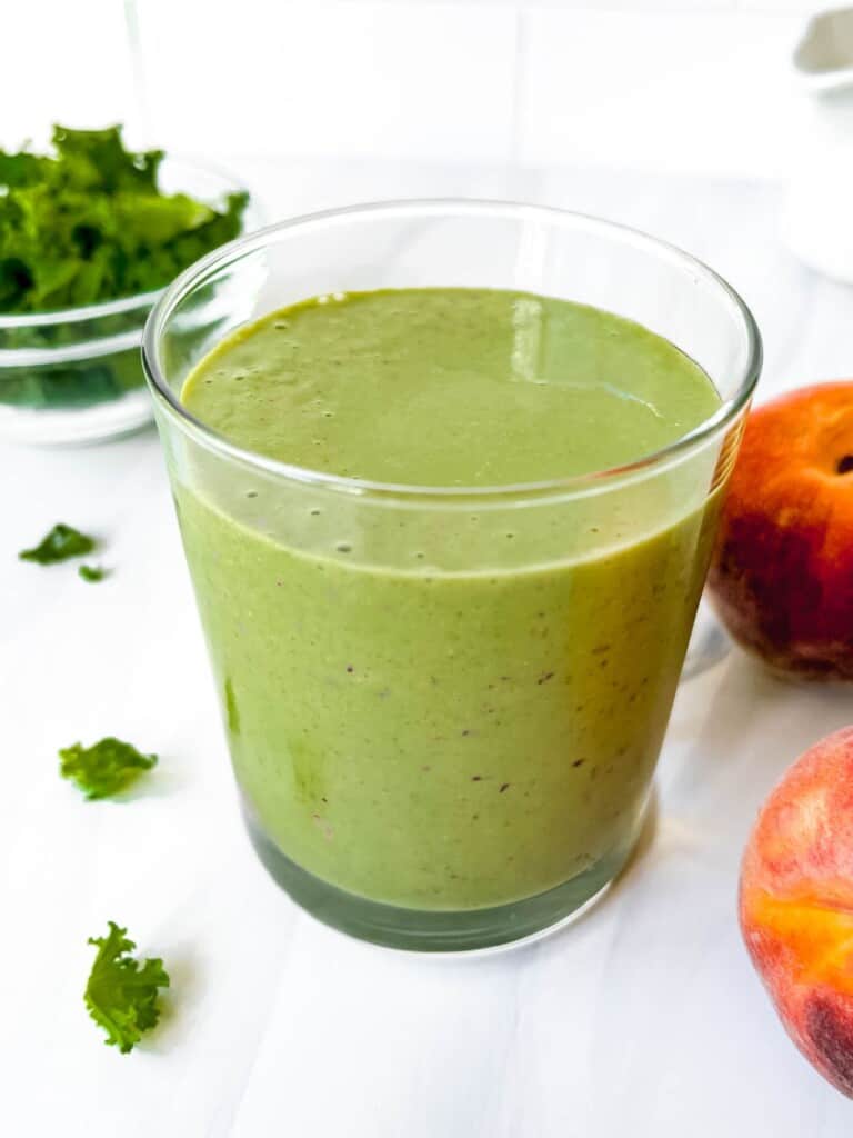Peach Kale Smoothie Through The Fibro Fog