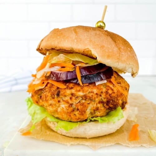 Air Fryer Turkey Burgers Through The Fibro Fog