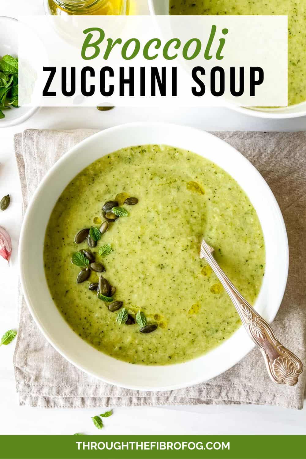 Broccoli Zucchini Soup Through The Fibro Fog