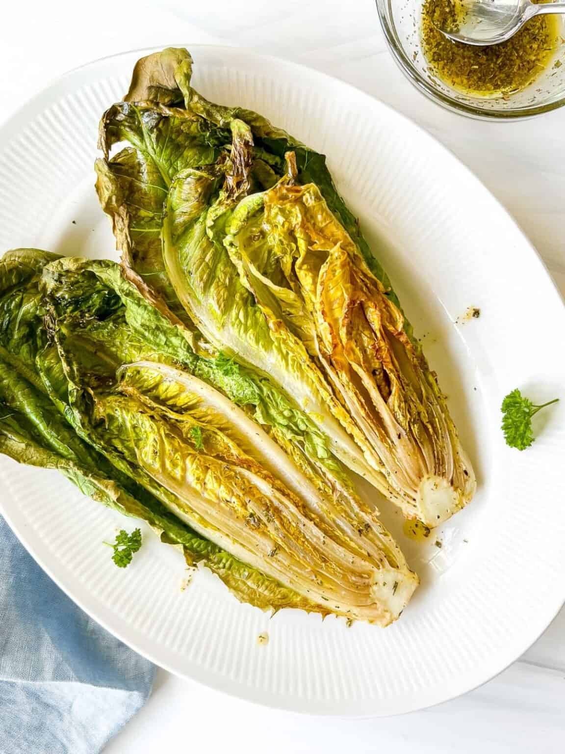 Air Fryer Romaine Lettuce Through The Fibro Fog