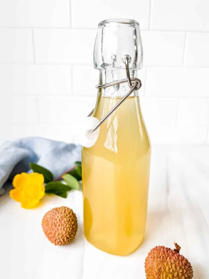 Easy Lychee Syrup (Homemade) Through The Fibro Fog