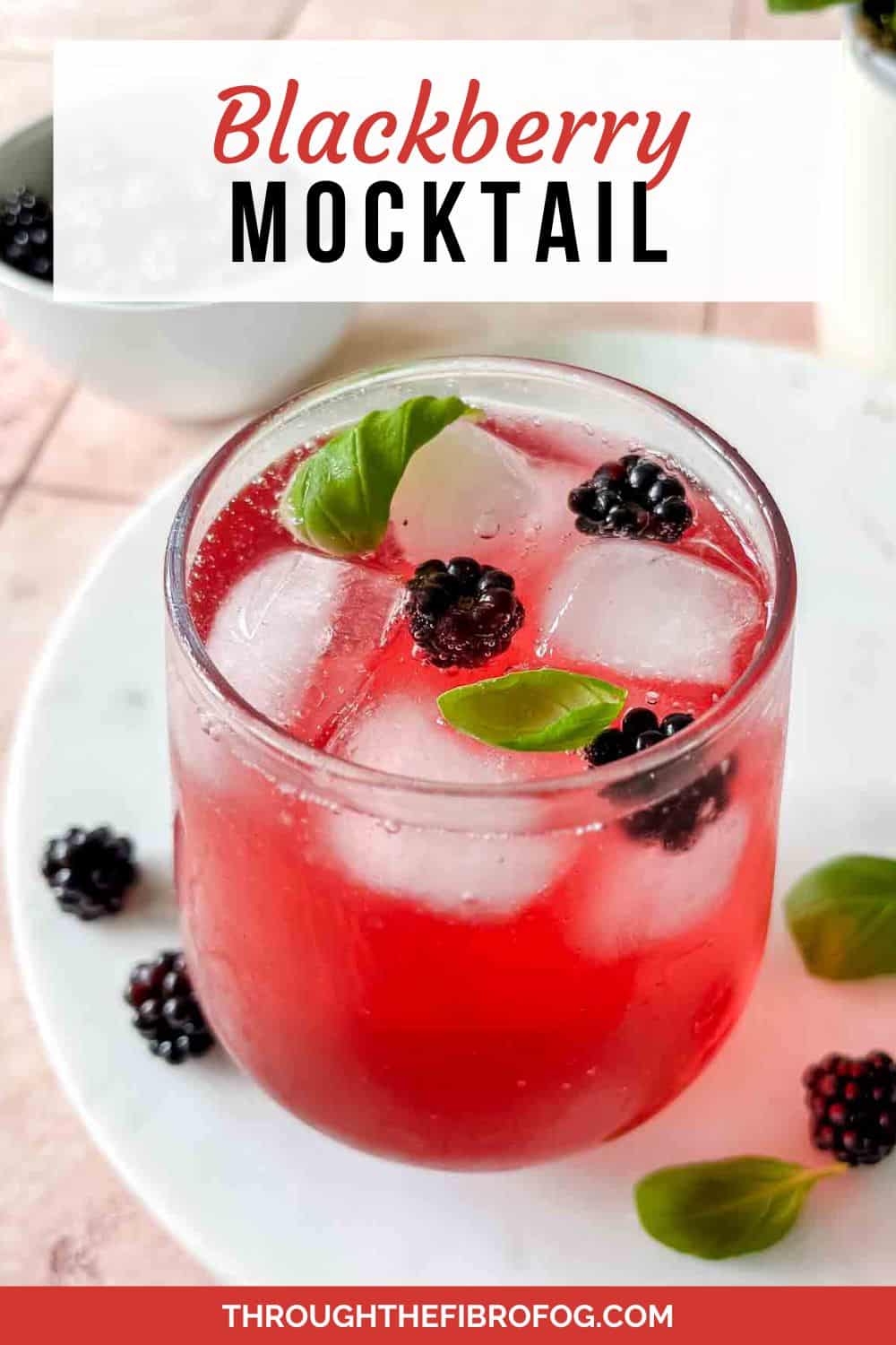 Sparkling Blackberry Mocktail - Through The Fibro Fog
