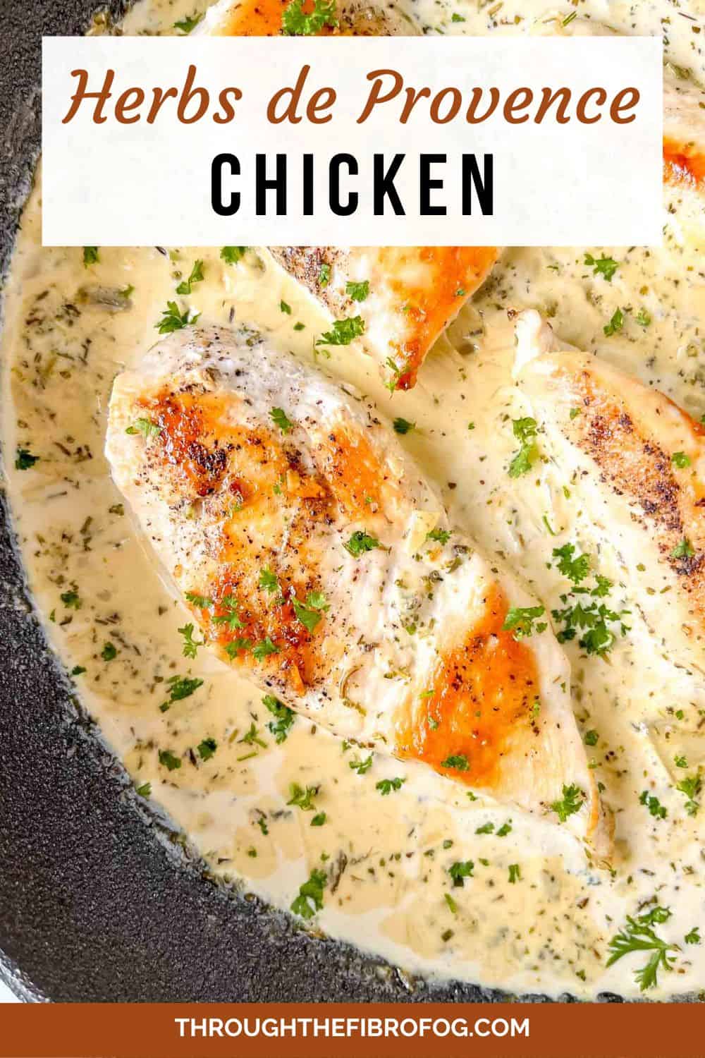 Chicken with Herbs de Provence Through The Fibro Fog