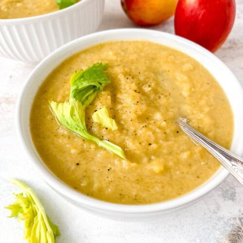 Celery Apple Soup - Through The Fibro Fog